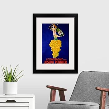 Amazon.com: GREATBIGCANVAS Champagne Joseph Perrier Black